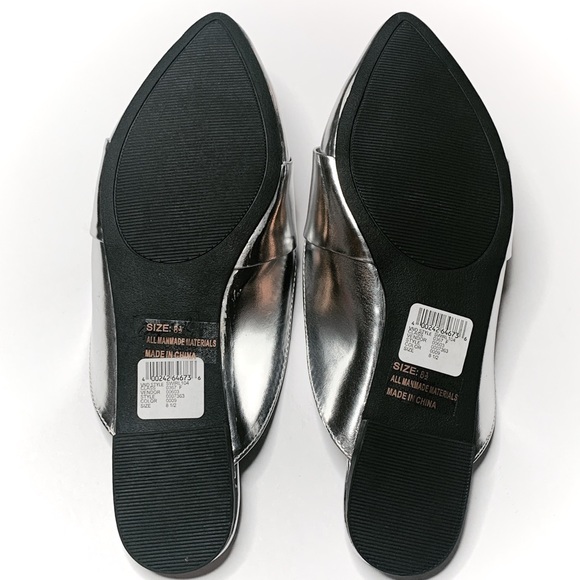 Qupid Women's SWIRL-104 Mule Silver 8.5 US - Picture 7 of 7